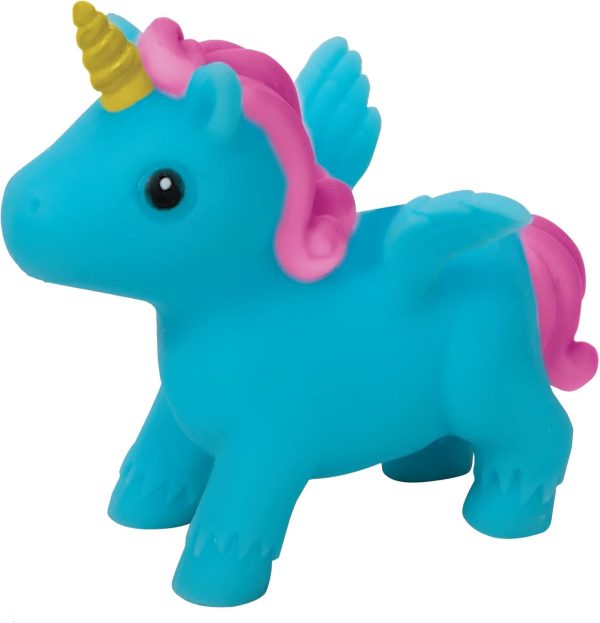 Schylling Itsy Bitsy Unicorn Squeezable and Stretchable Toy - Color May Vary (Pack of 1)