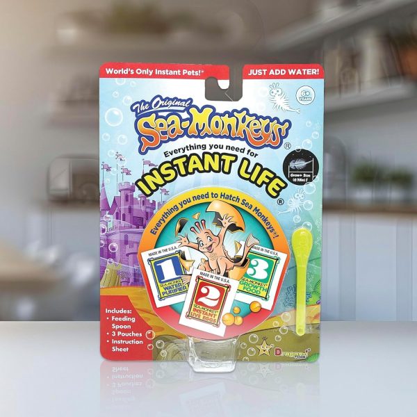 Sea-Monkeys? Instant Life - World's Only Instant Pets? - Ages 6+ (Pack of 1)